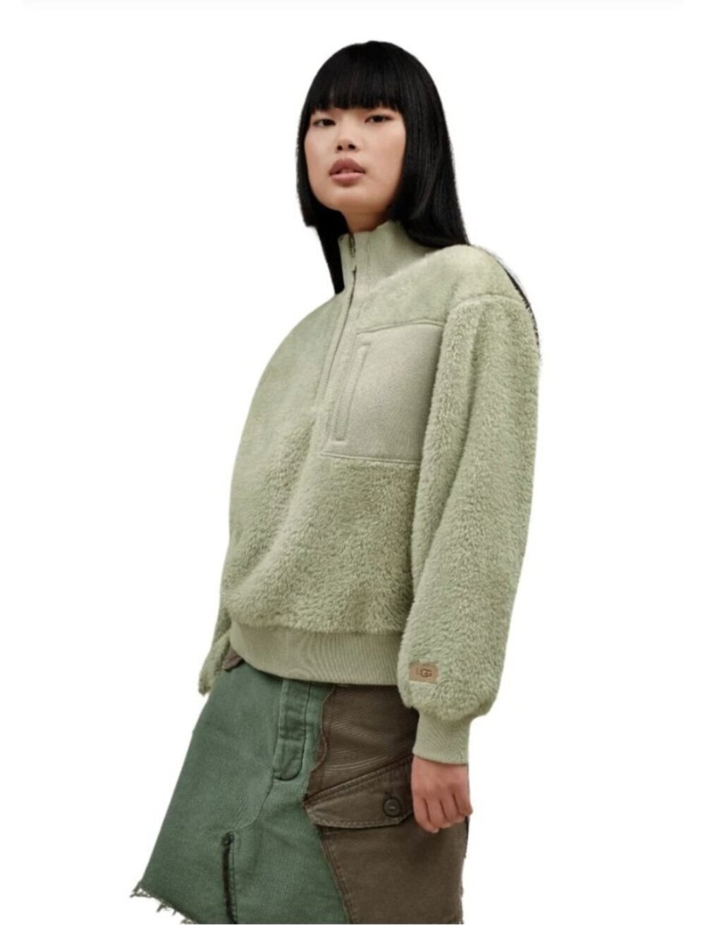 ugg janeann half zip  Grassland sweatshirt
